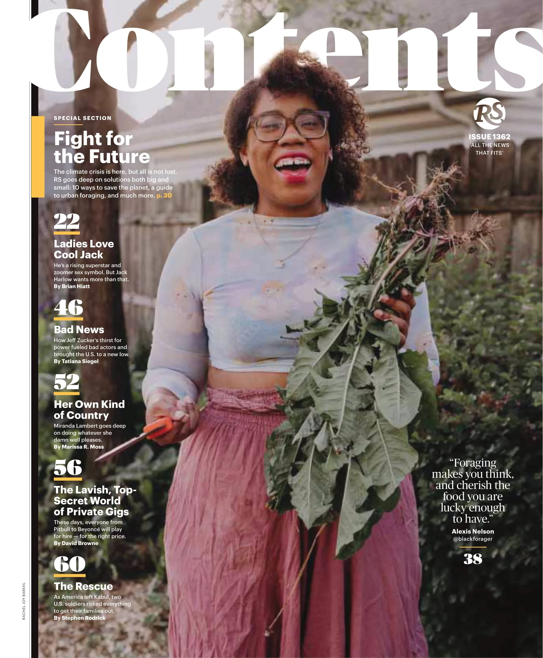 Rolling Stone - April 2022: Jack Harlow Is Watching The Throne, 10 Ways To Fight The Climate Crisis, Jeff Zucker's Bad News, U.S. Vets In Ukraine, Secret World Of Private Gigs, Miranda Lambert & More!