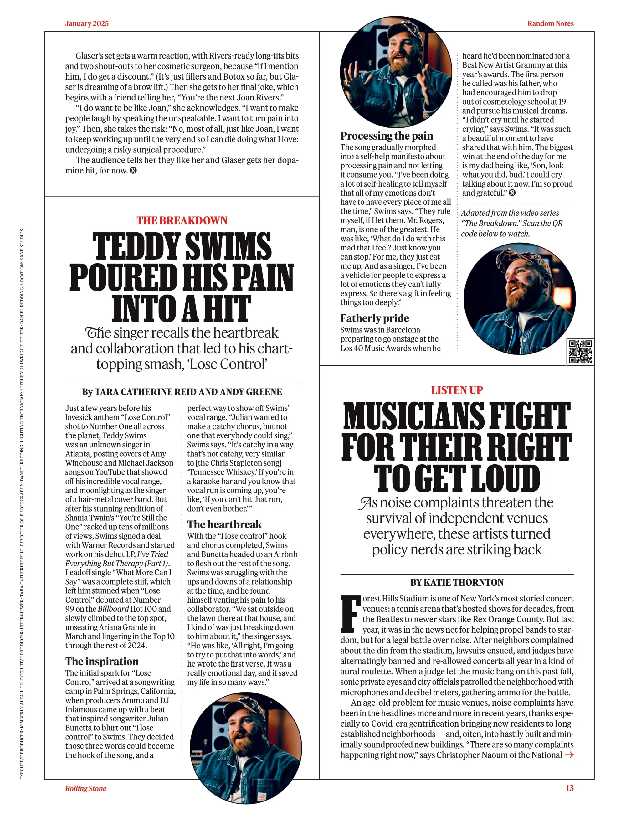 Rolling Stone - January 2025: The World's Biggest & Happiest Band, Coldplay, On Tour! Behind The Scenes Of Jeopardy, 25 Greatest Video Games Of All Time, Battle Over 10 Commandments In Schools & More!