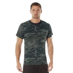 Rothco Camo T-Shirt / Black Camo