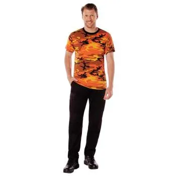 Rothco Camo T-Shirt / Savage Orange Camo