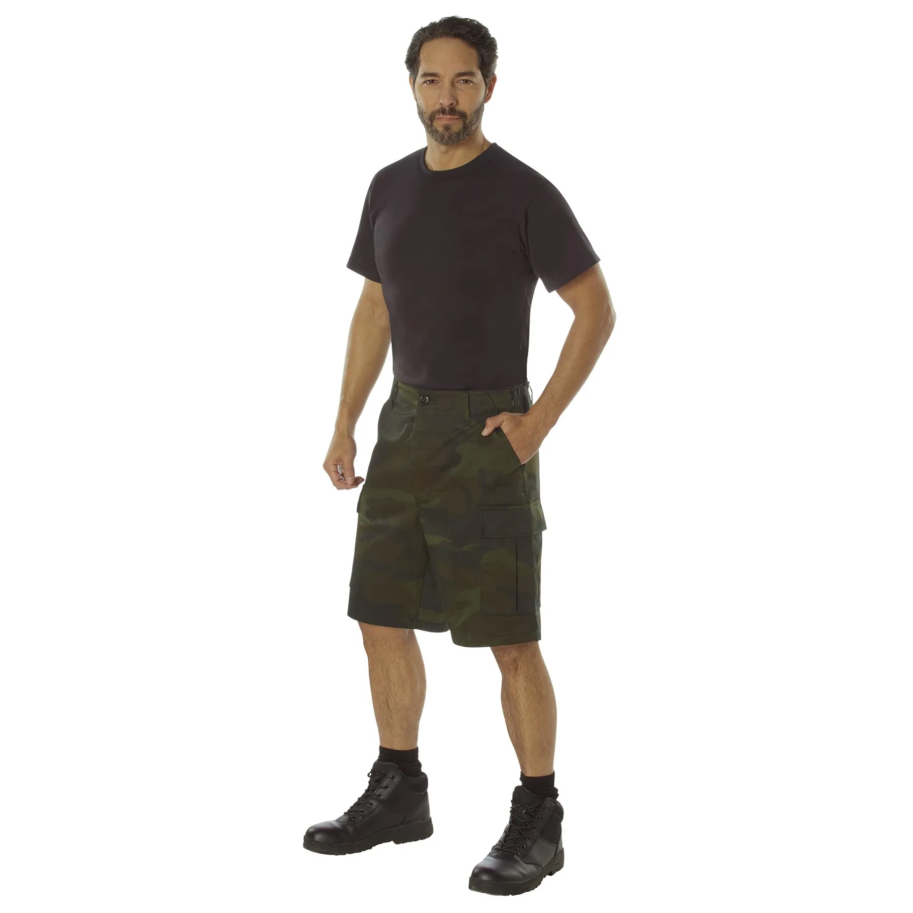 Rothco Midnight Camo BDU Shorts / Midnight Woodland Camo
