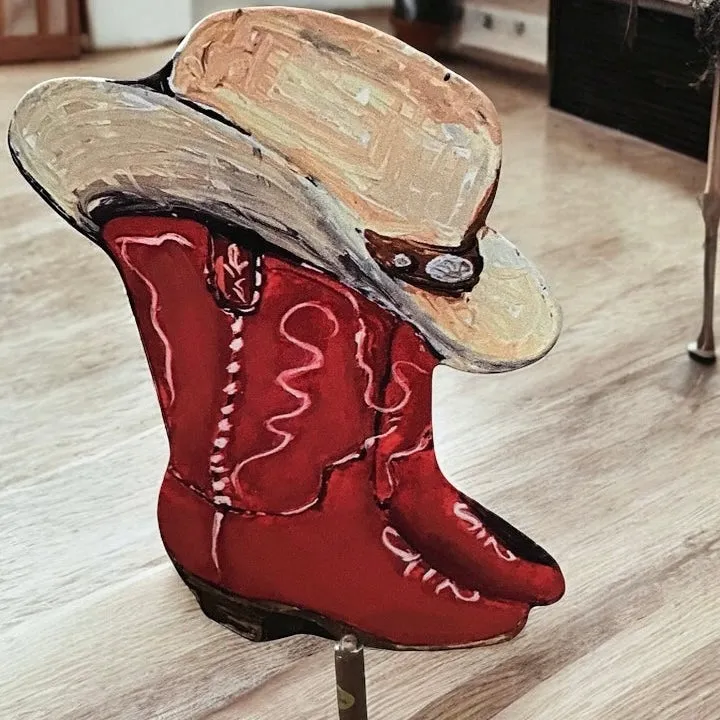 Round Top Cowboy Boot Finial
