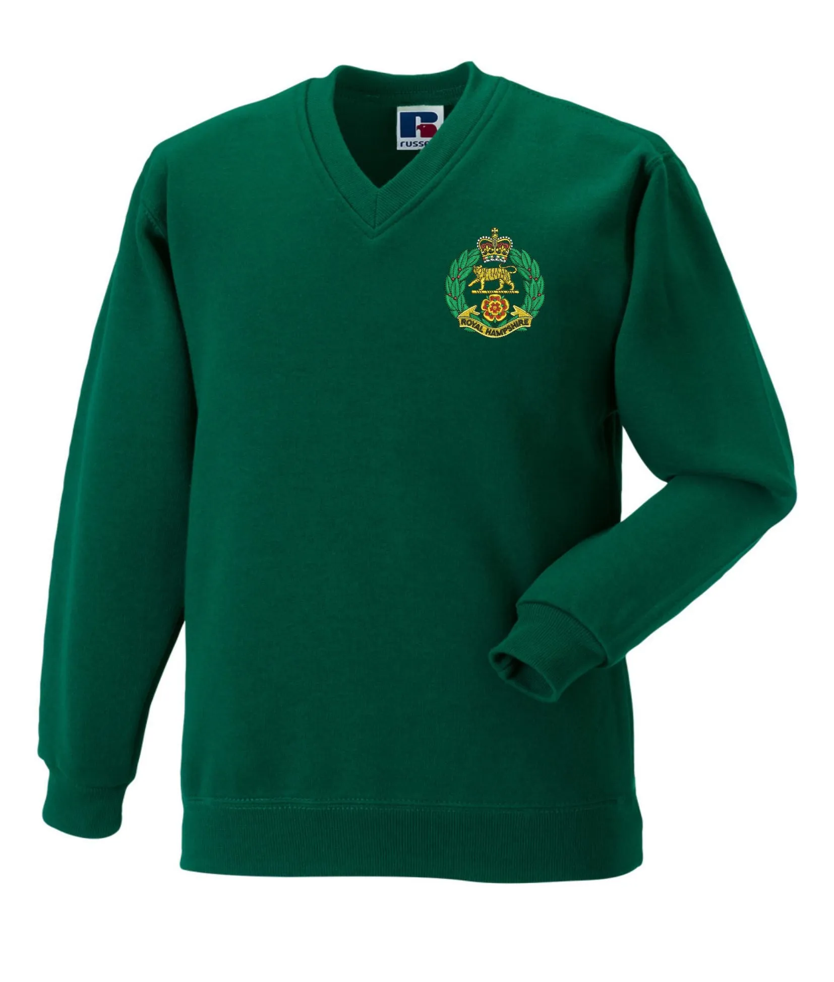Royal Hampshire Regiment V Neck Sweatshirts