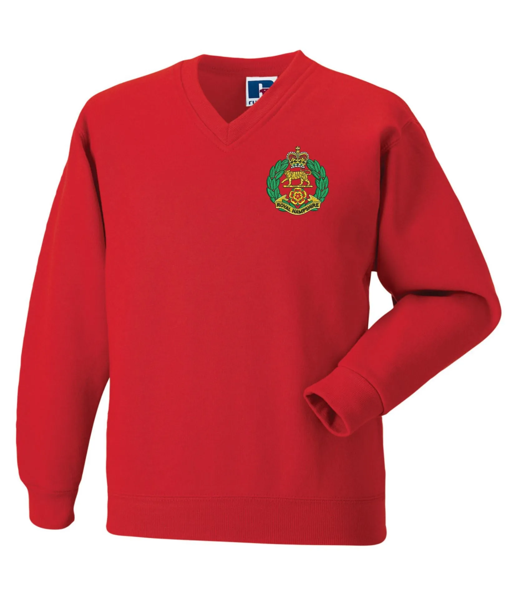 Royal Hampshire Regiment V Neck Sweatshirts