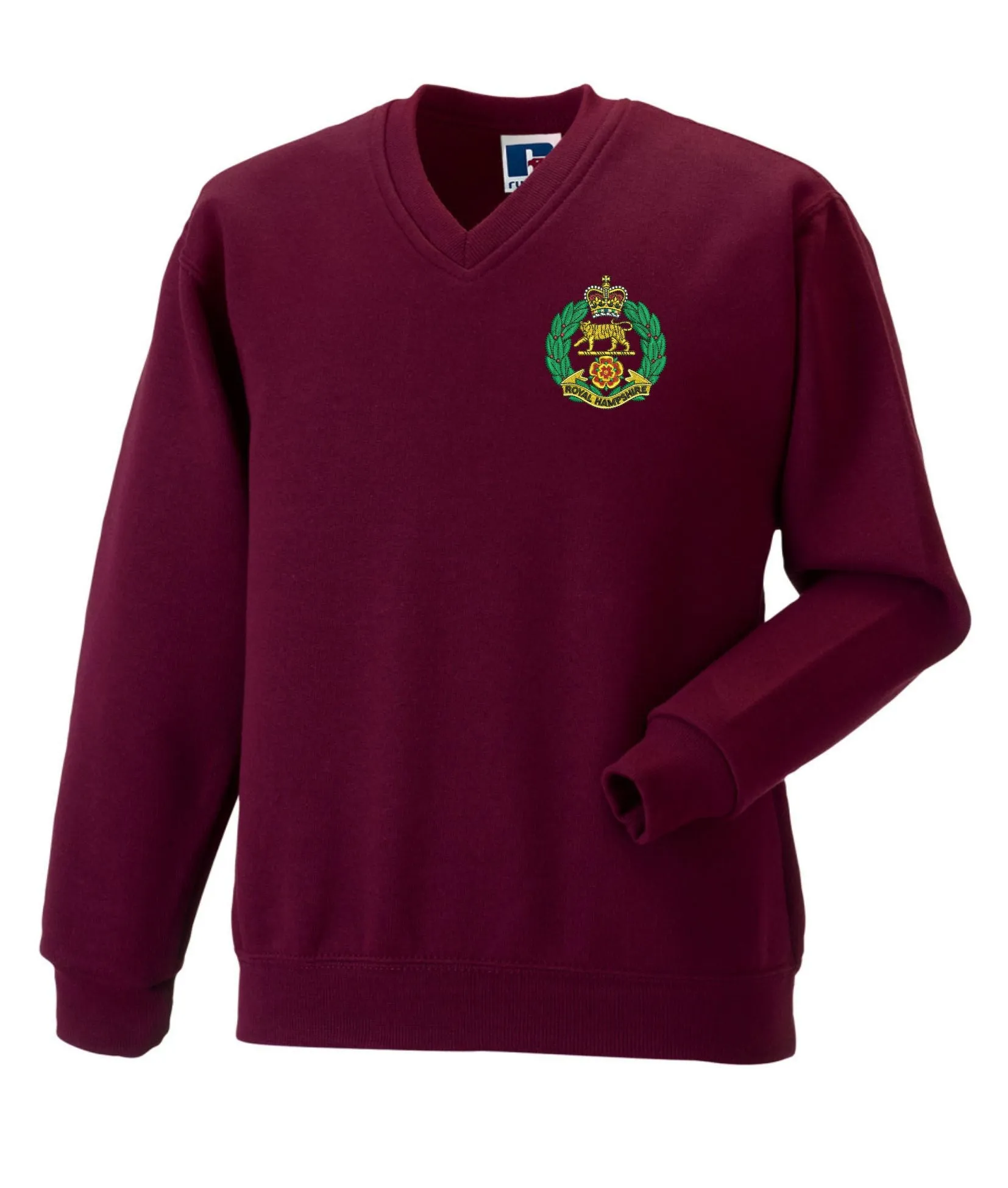 Royal Hampshire Regiment V Neck Sweatshirts