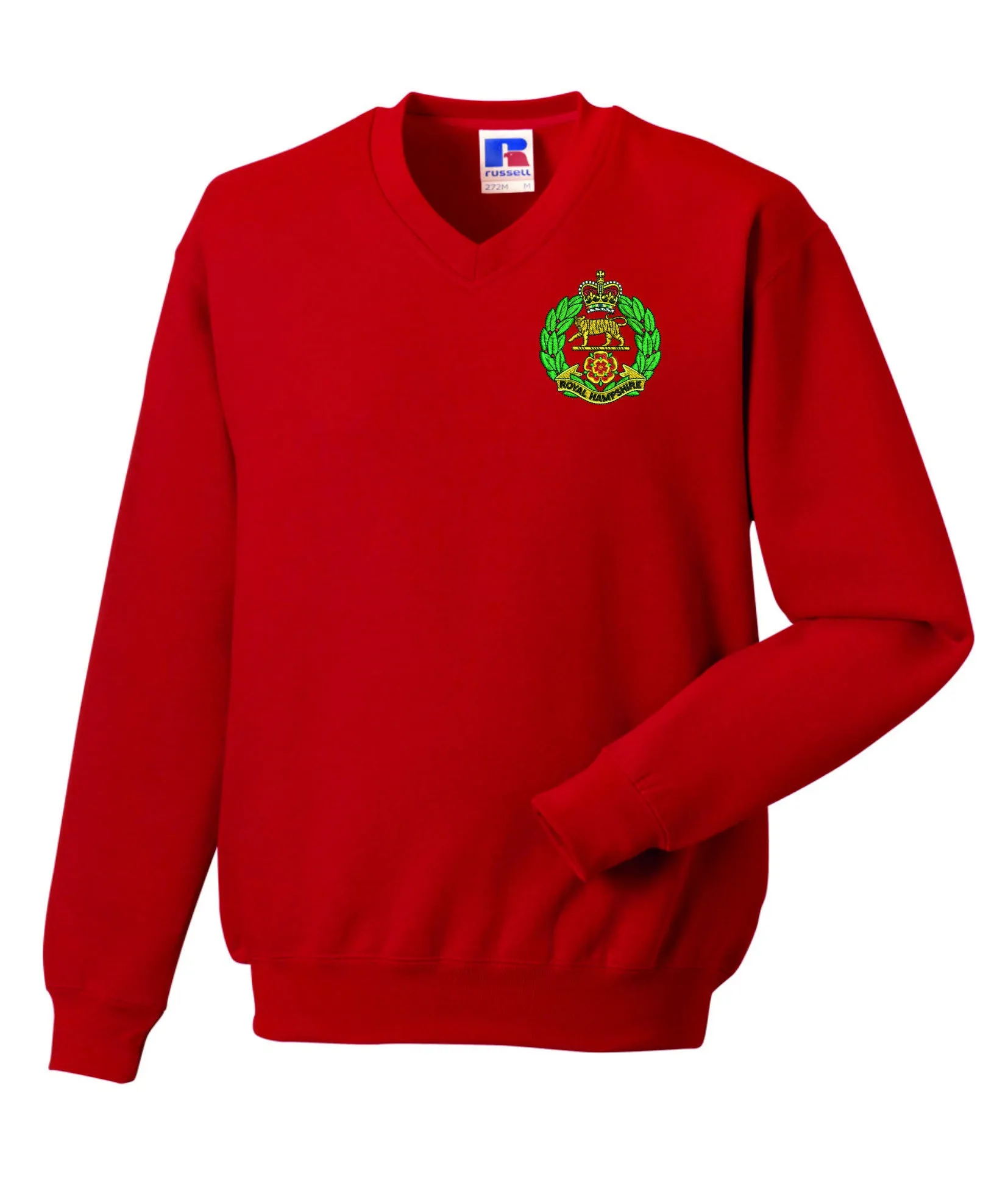 Royal Hampshire Regiment V Neck Sweatshirts