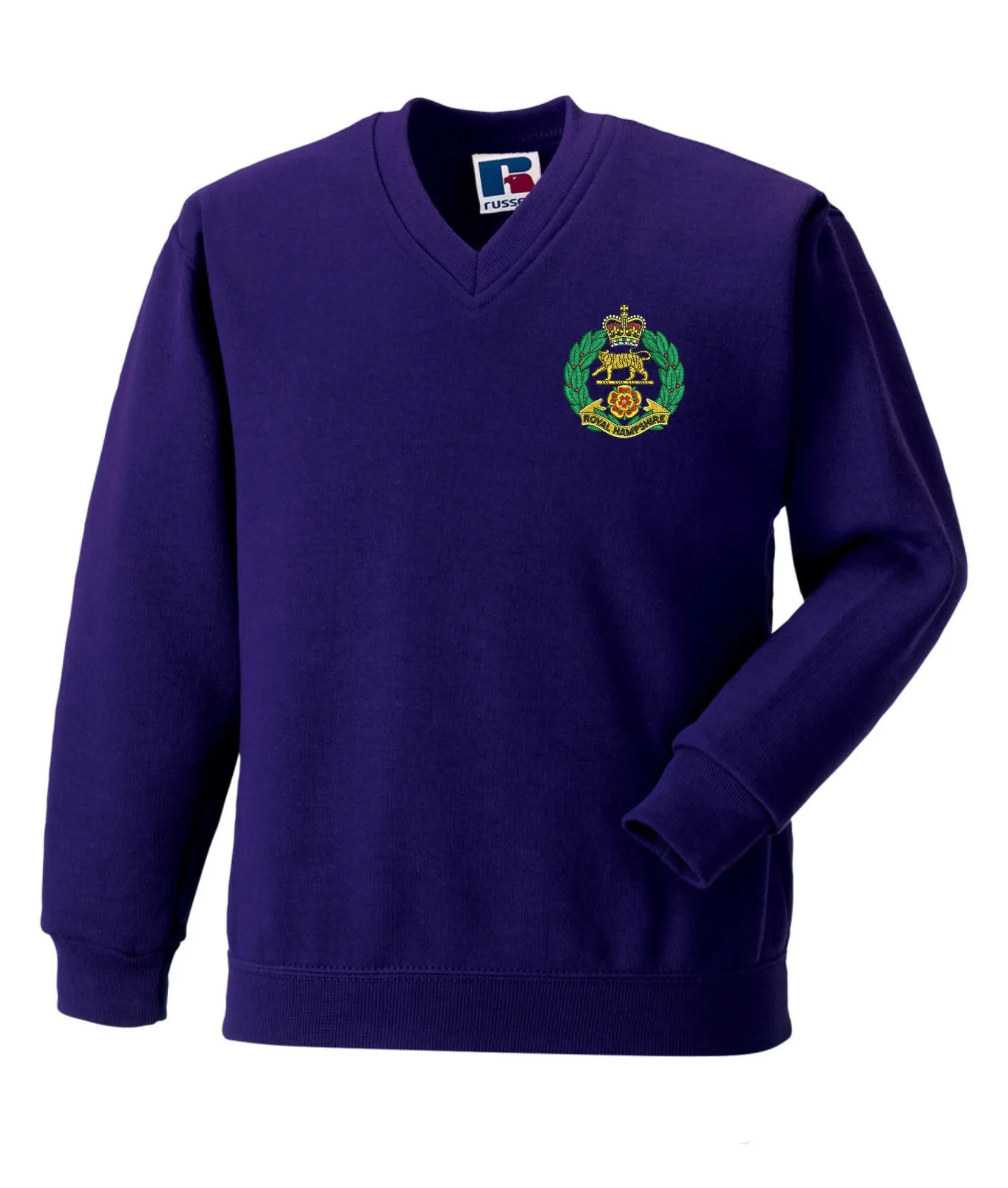 Royal Hampshire Regiment V Neck Sweatshirts