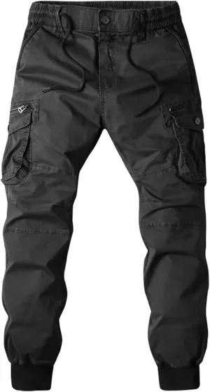 RTRDE Men's Cargo Pants Casual Fashion Pants Loose Straight Leg Pant Pants, 29-40