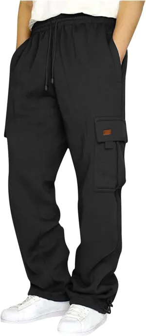 RTRDE Men's Pants Cargo Casual Joggers Loose Fit Trousers Athletic Pants with Pockets Pants, S-5XL