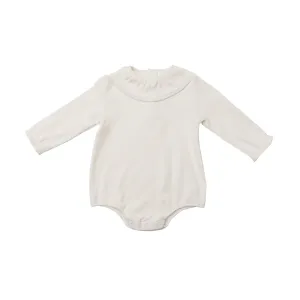 Ruffle Collar Bodysuit, Sugar Swizzle
