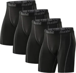 Runhit Compression Shorts Men Underwear Spandex Running Shorts Workout Athletic