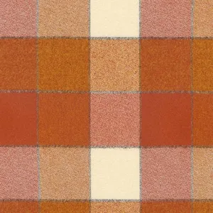 Rust/Pumpkin/Ivory Big Check | Mammoth Flannel | Robert Kaufman