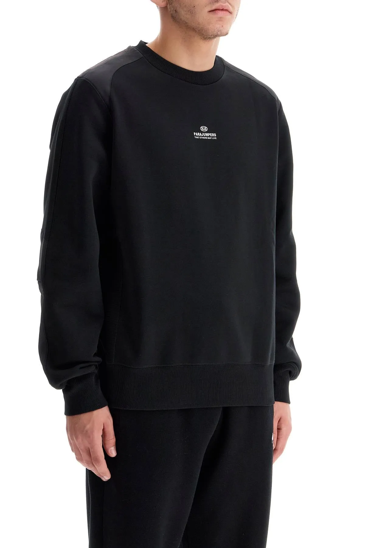 sabre crewneck sweat PMFLRE10 BLACK