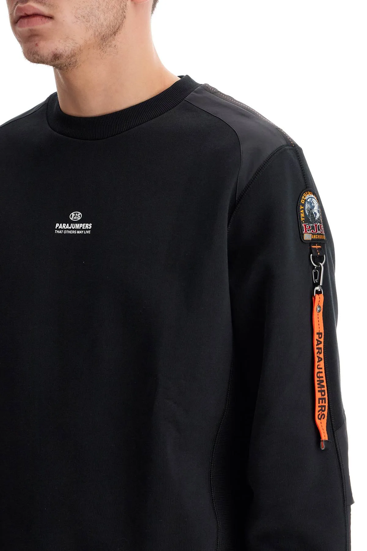 sabre crewneck sweat PMFLRE10 BLACK