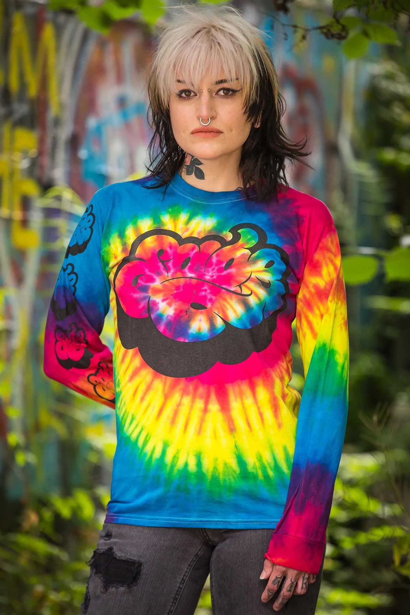Sage Logo Tie Dye, Tie Dye Shirt