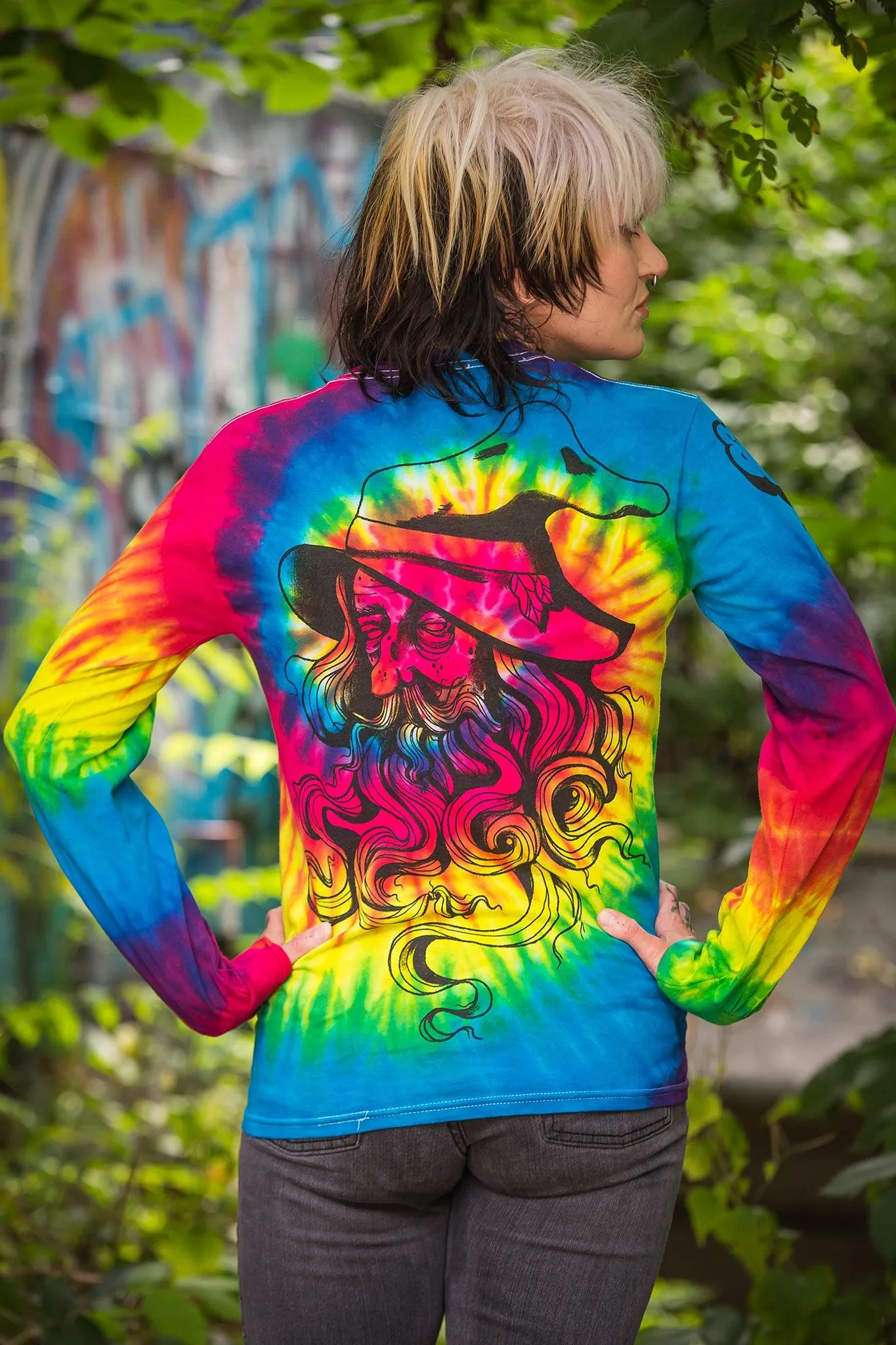 Sage Logo Tie Dye, Tie Dye Shirt