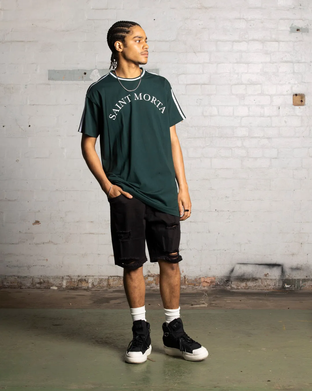 Saint Morta College Lafayette T-Shirt Stadium Green