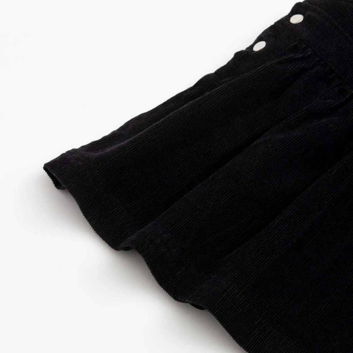 SALE - Corduroy Pinafore Dress_Black
