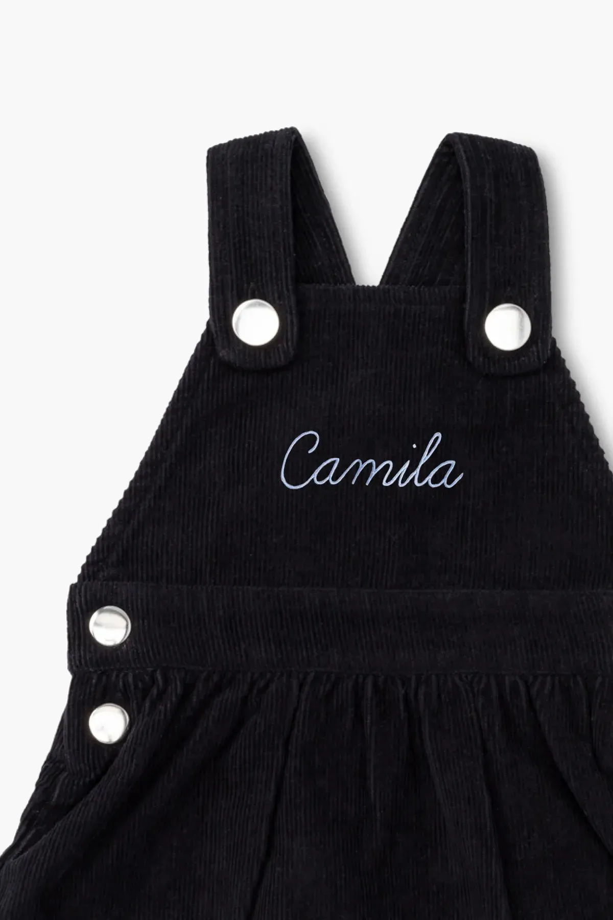SALE - Corduroy Pinafore Dress_Black