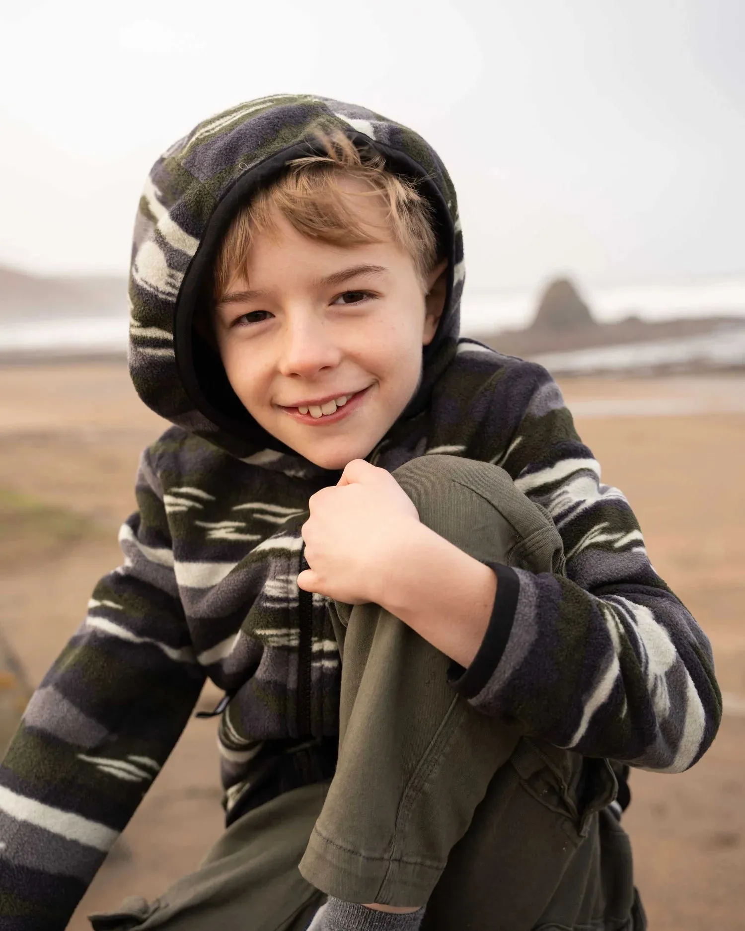 Saltrock Boys Camo Stripe Fleece Hpz32501040