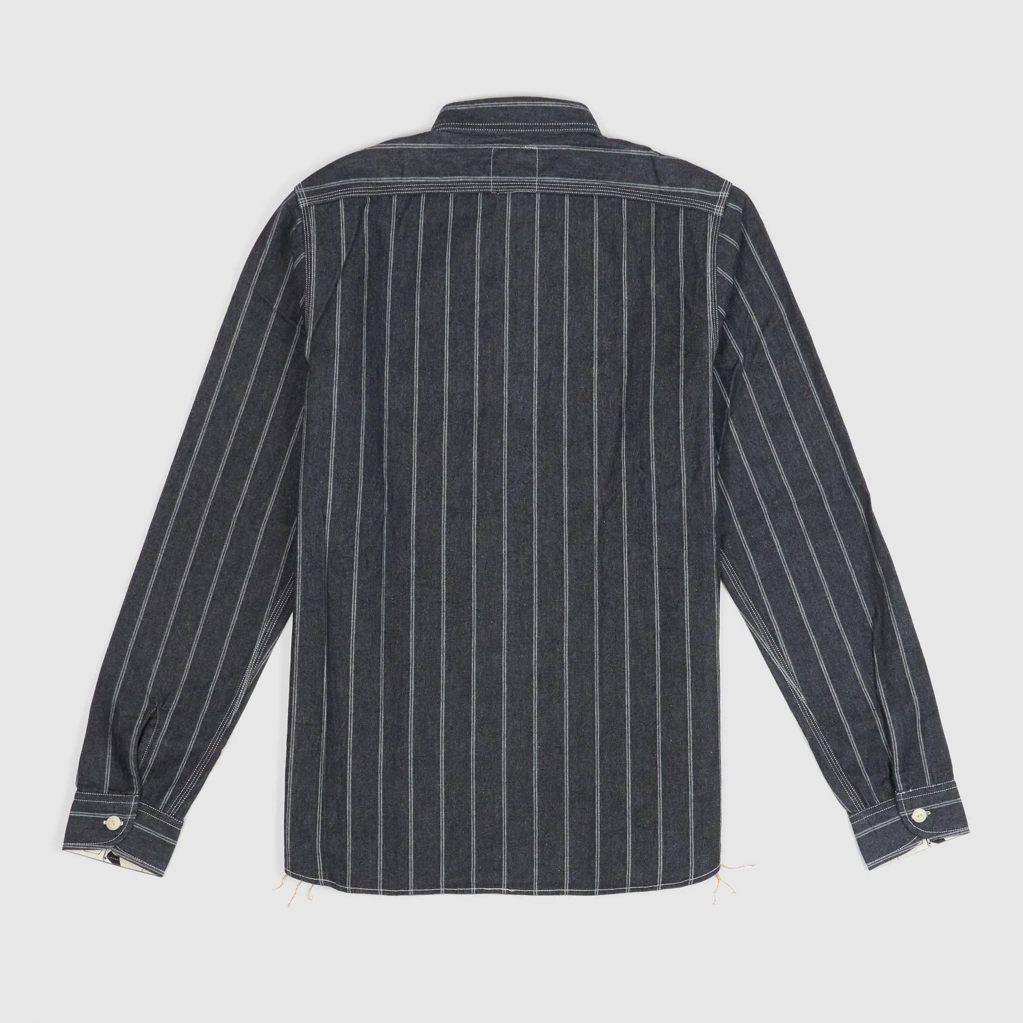 Samurai Jeans Wabash Striped Long Sleeve Shirts