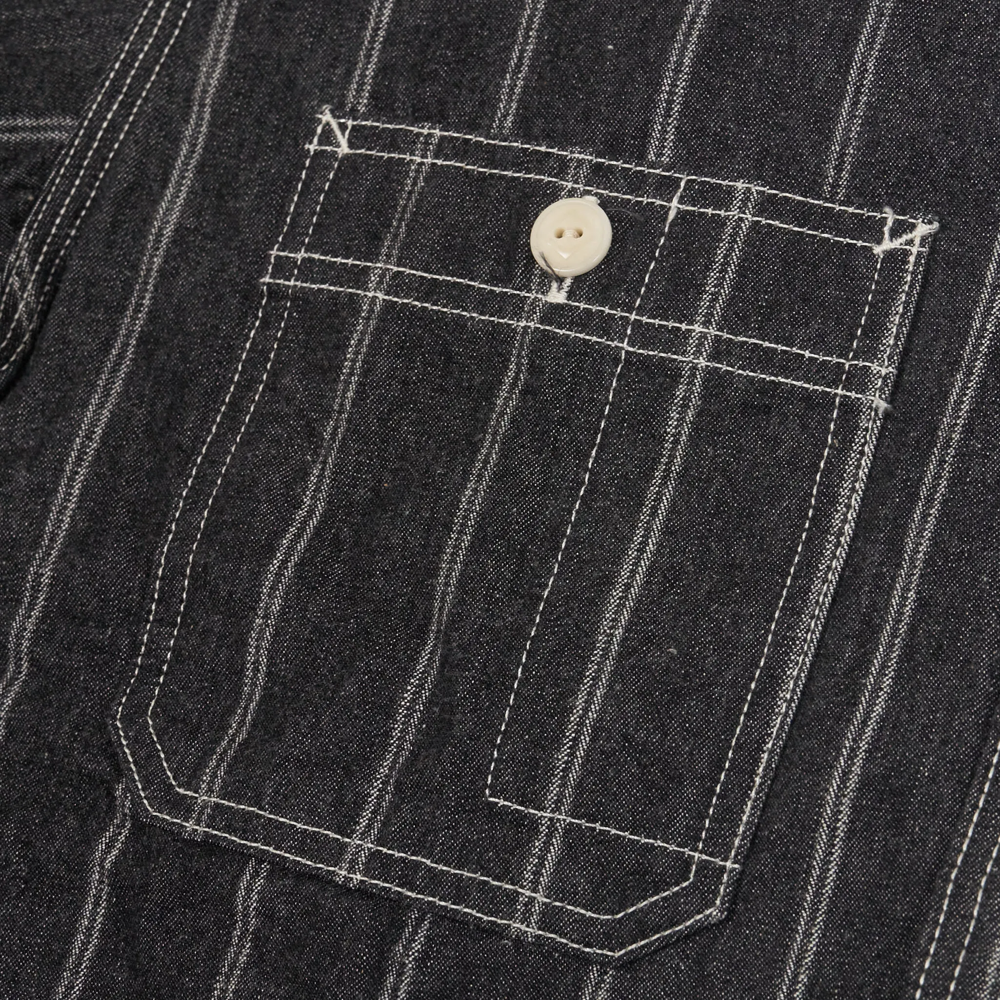 Samurai Jeans Wabash Striped Long Sleeve Shirts