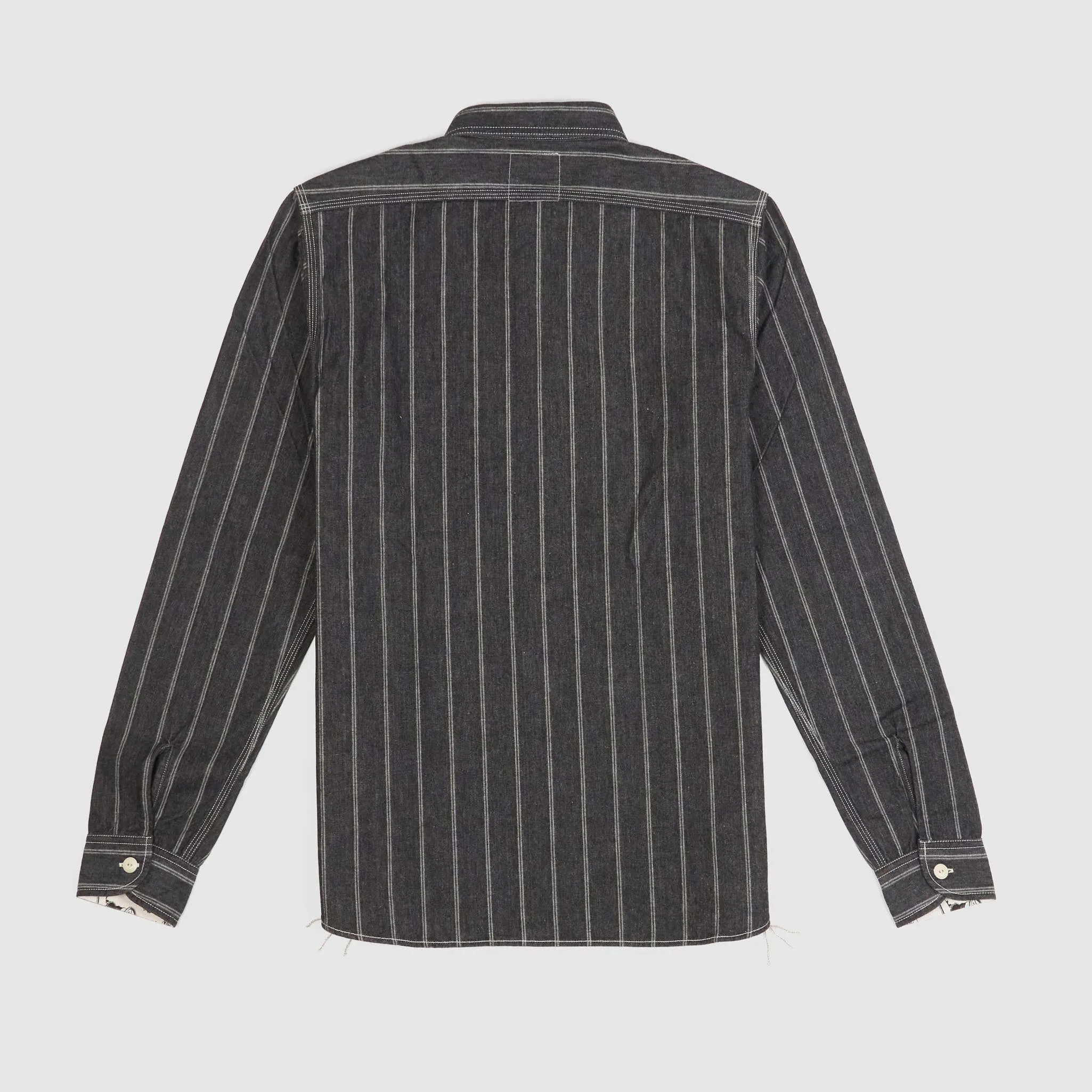 Samurai Jeans Wabash Striped Long Sleeve Shirts