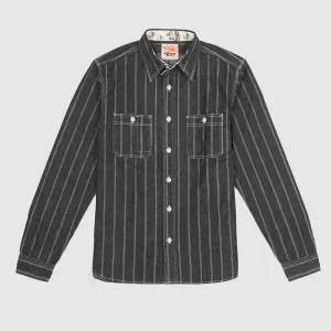 Samurai Jeans Wabash Striped Long Sleeve Shirts