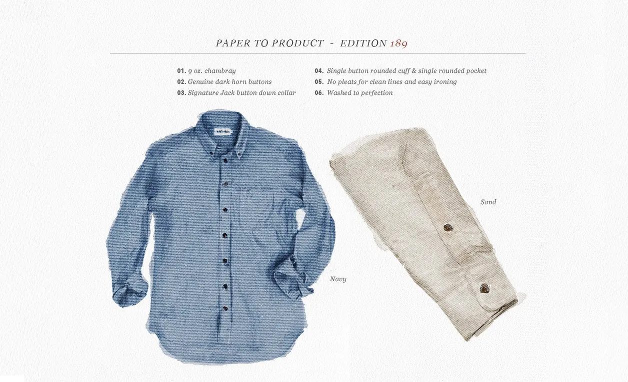 Sand Work Chambray Jack