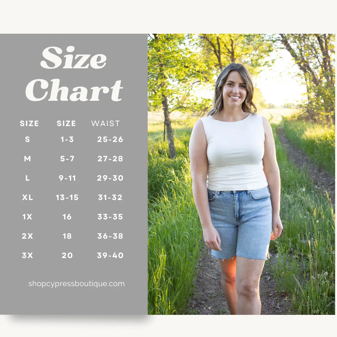 Sanna Denim Bermuda Shorts