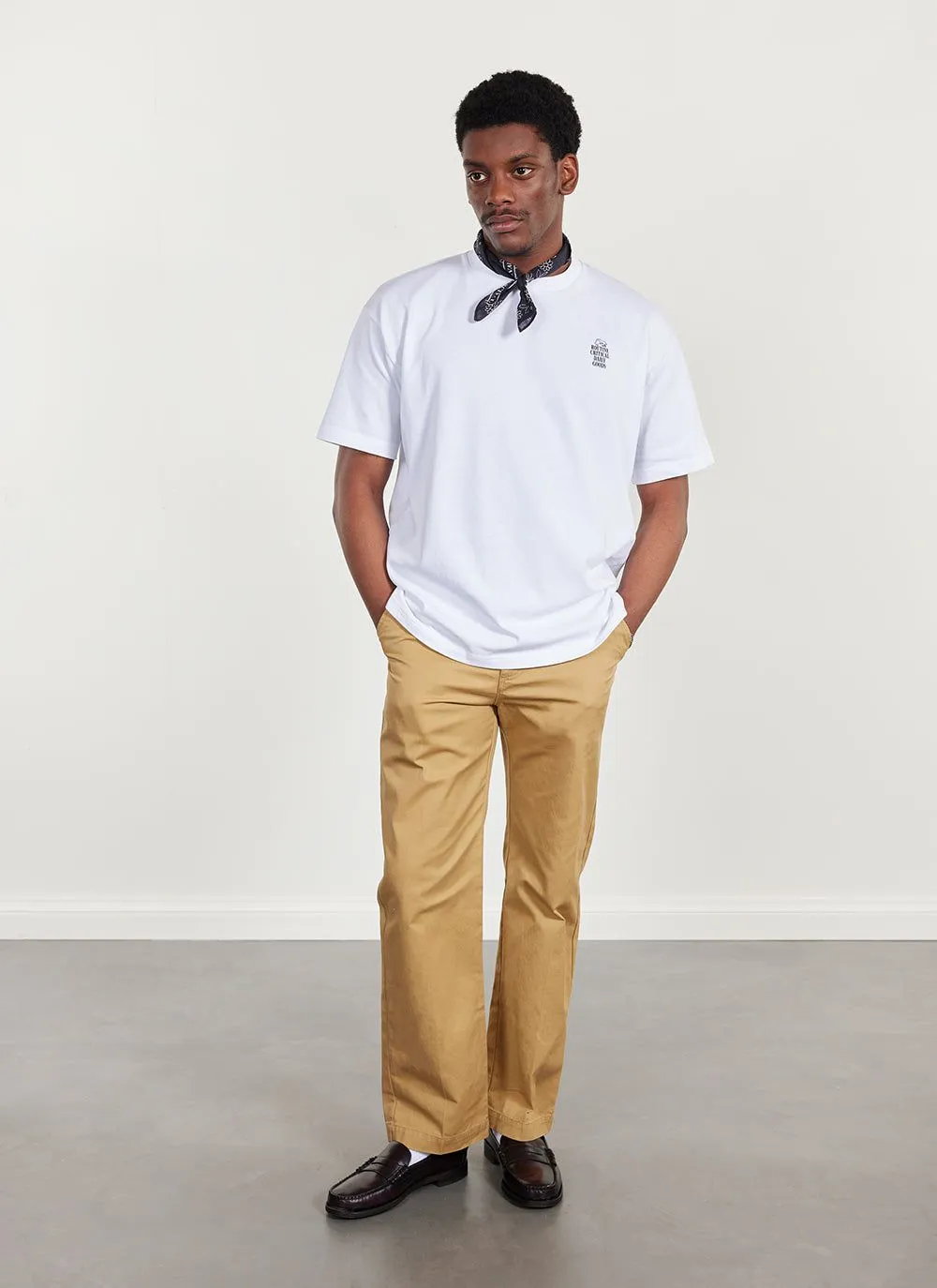 Saturday Oversized Auxiliary T Shirt | Organic Cotton | White