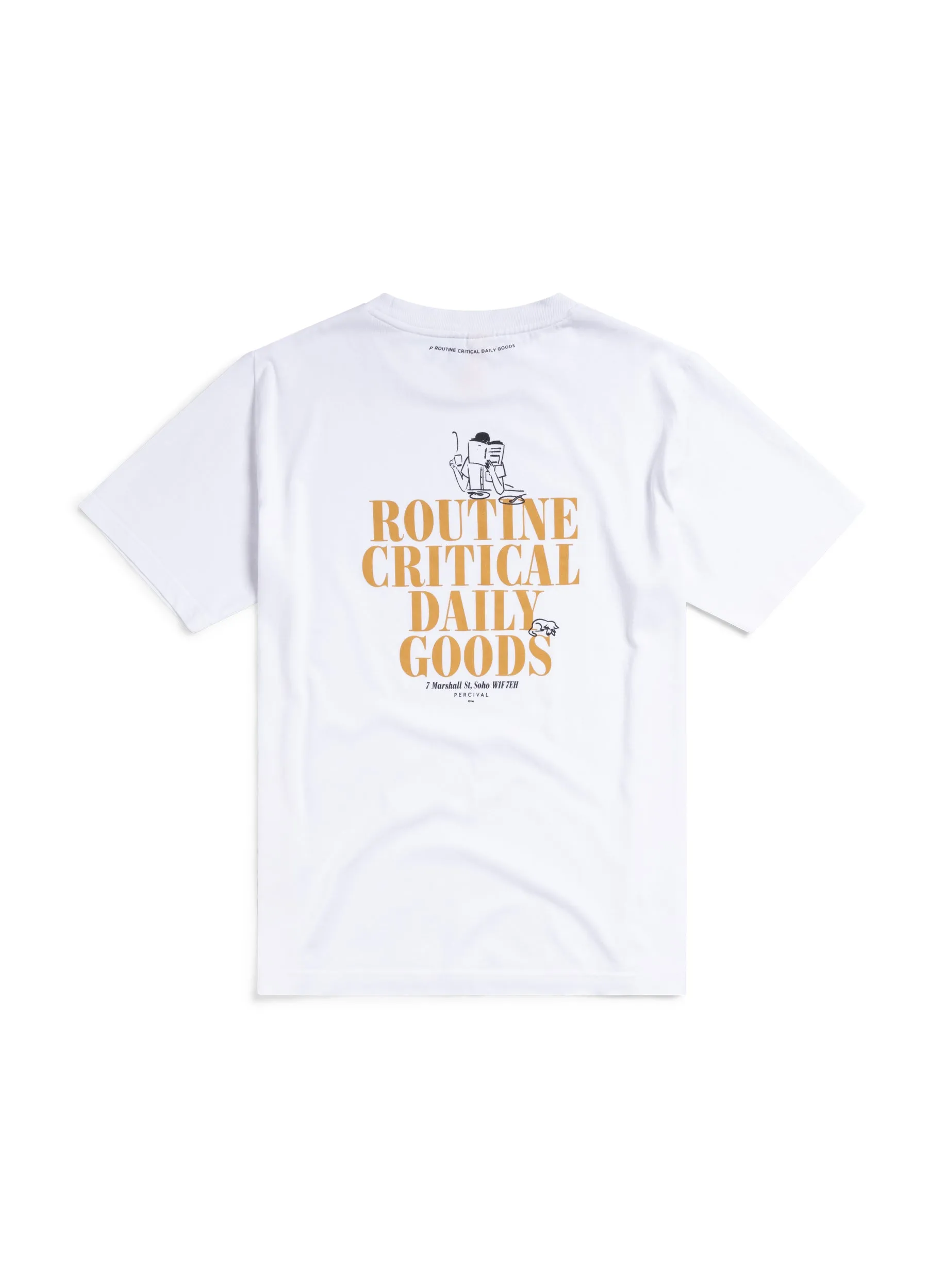 Saturday Oversized Auxiliary T Shirt | Organic Cotton | White