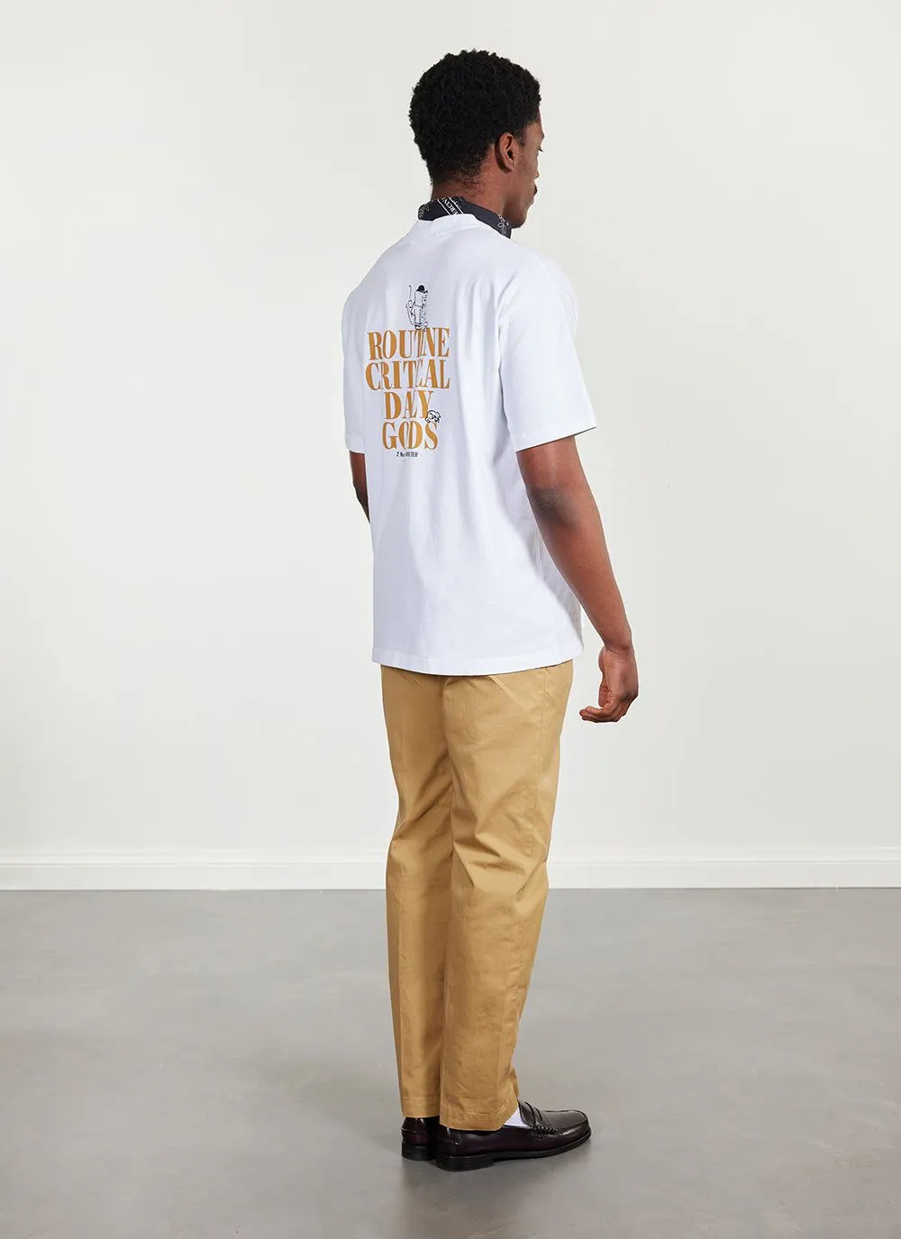 Saturday Oversized Auxiliary T Shirt | Organic Cotton | White