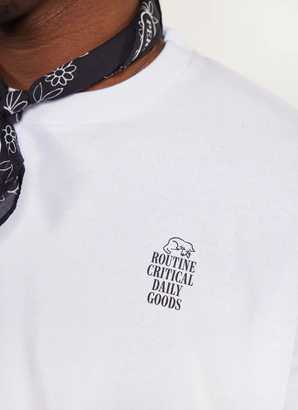 Saturday Oversized Auxiliary T Shirt | Organic Cotton | White