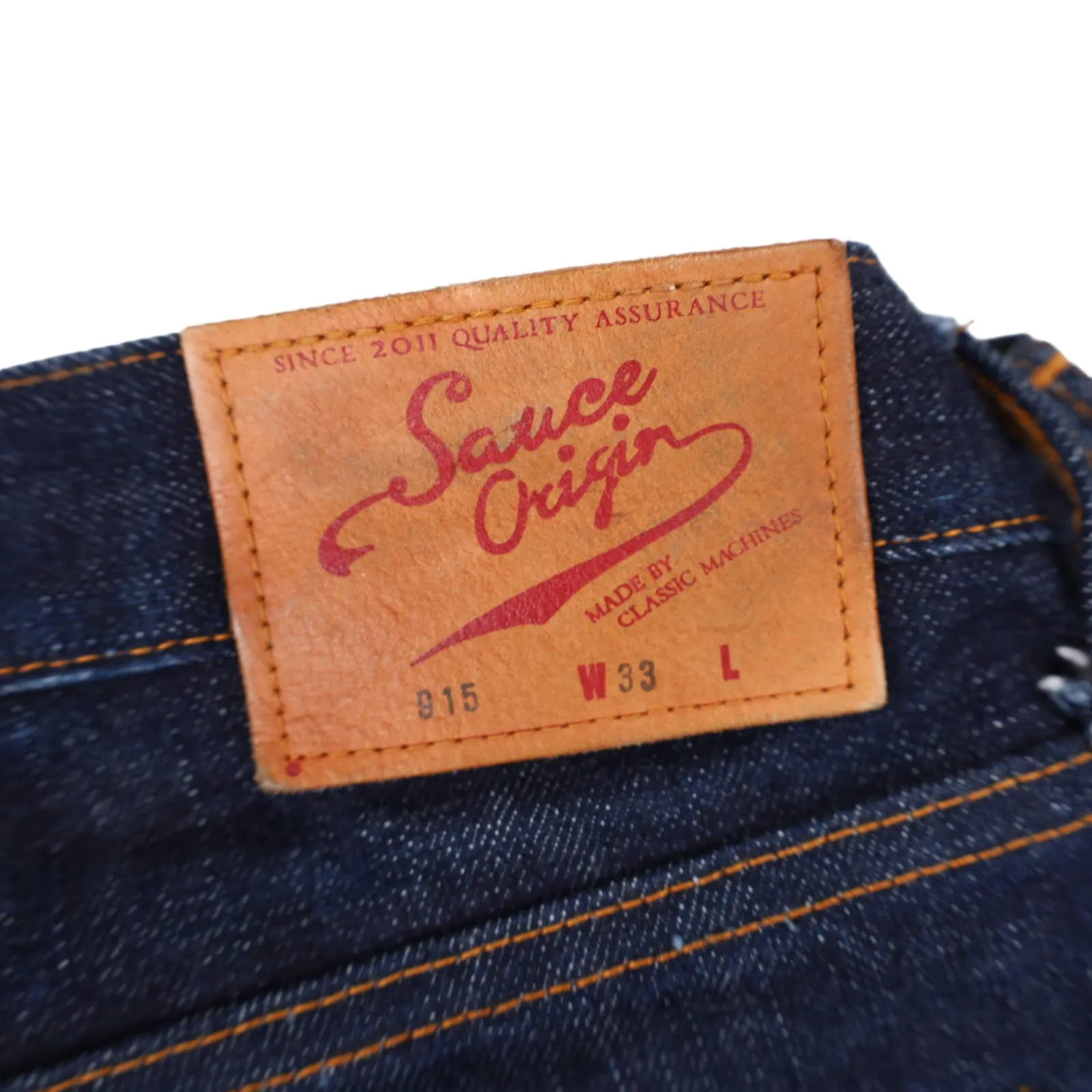 Sauce Origins  915 Taper Selvedge Denim Jeans - 33"x31"