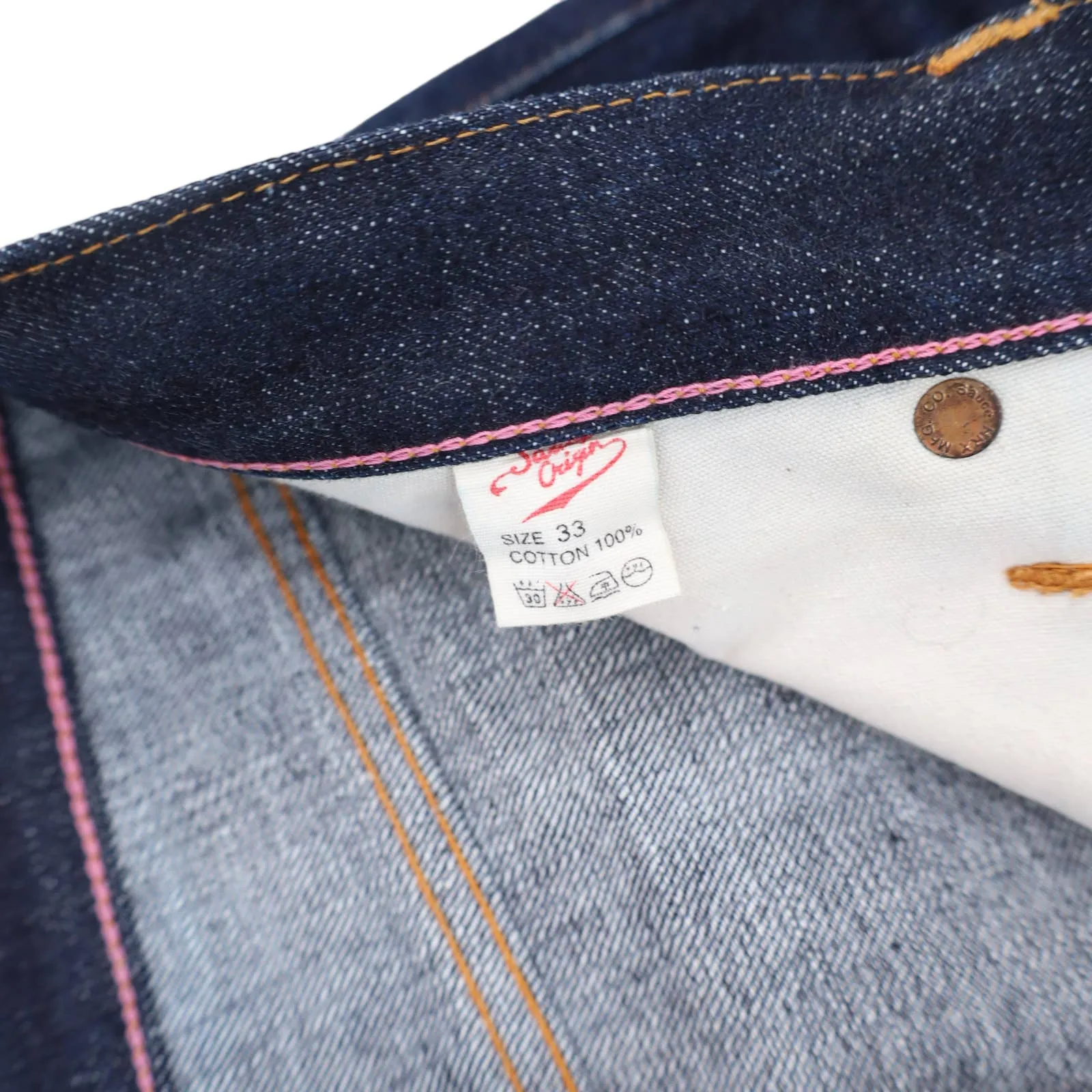 Sauce Origins  915 Taper Selvedge Denim Jeans - 33"x31"