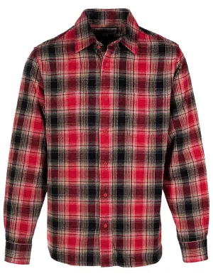 Schott Bros. PLAID FLANNEL SHIRT Men’s -BKR
