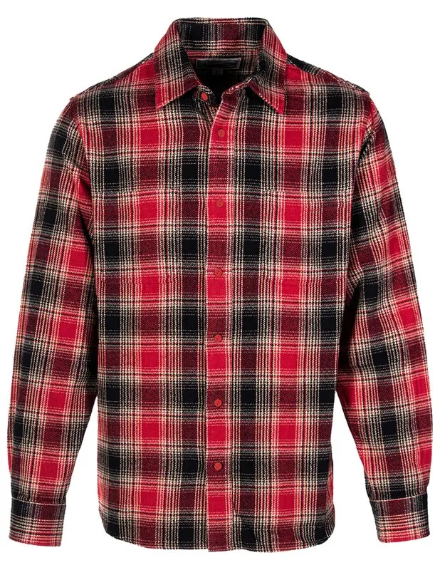 Schott Bros. PLAID FLANNEL SHIRT Men’s -BKR