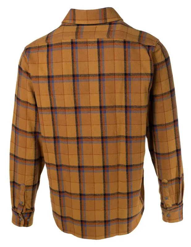Schott Bros. PLAID FLANNEL SHIRT Men’s -GOLD