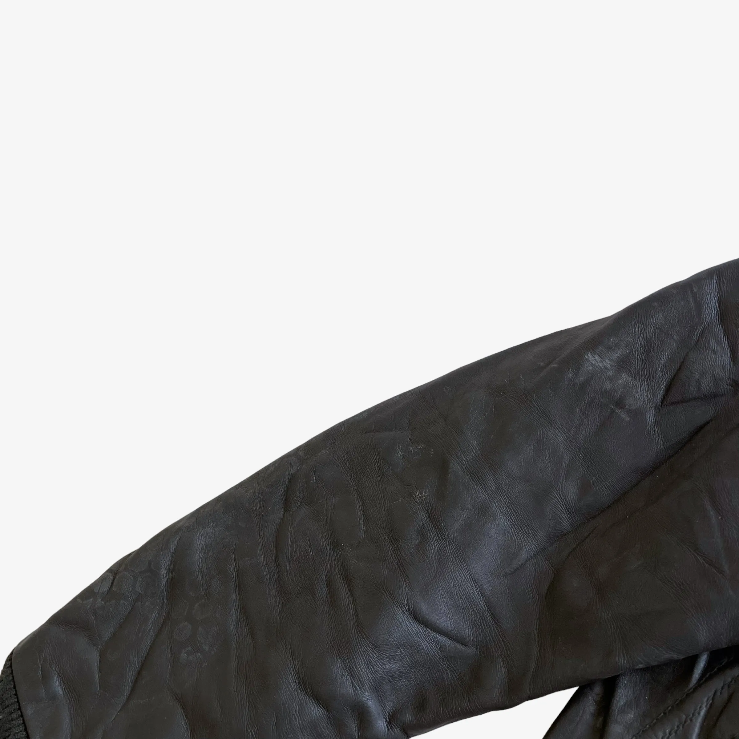 Schott Leather Pilot Jacket With Fur Collar