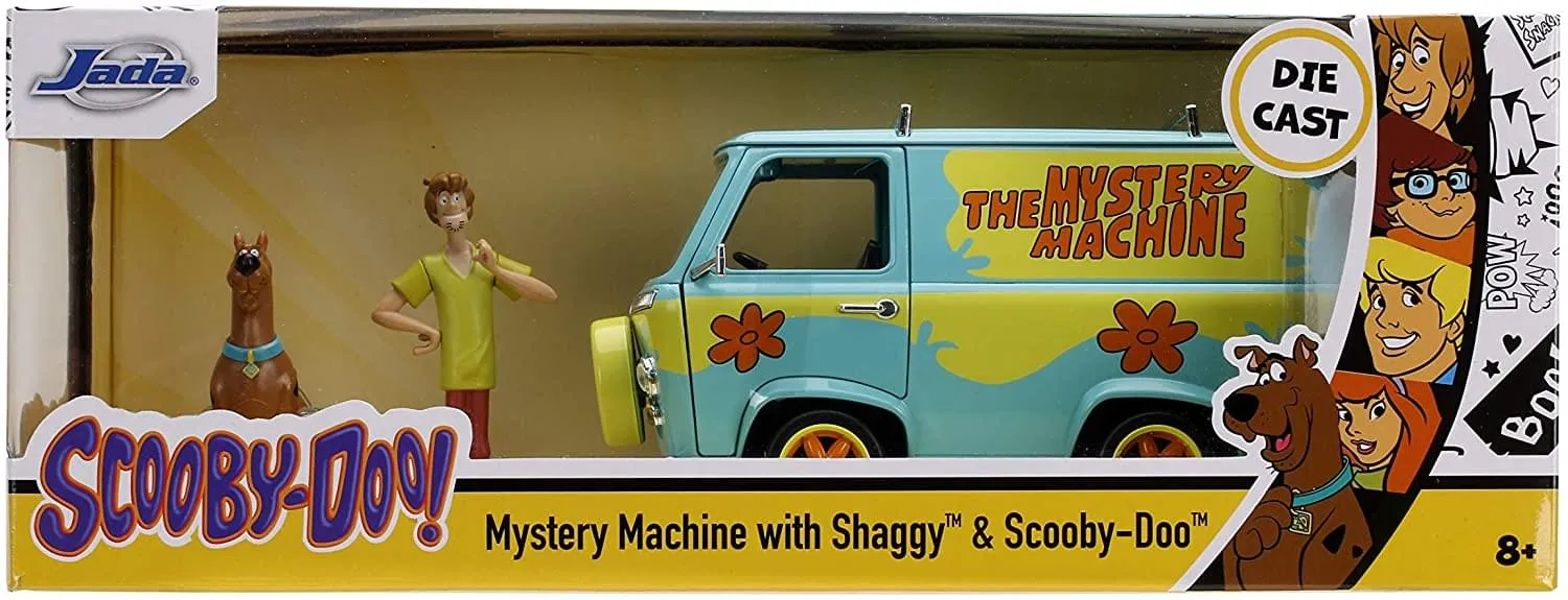 Scooby-Doo Mystery Machine 1:24 Die Cast Vehicle with Figures