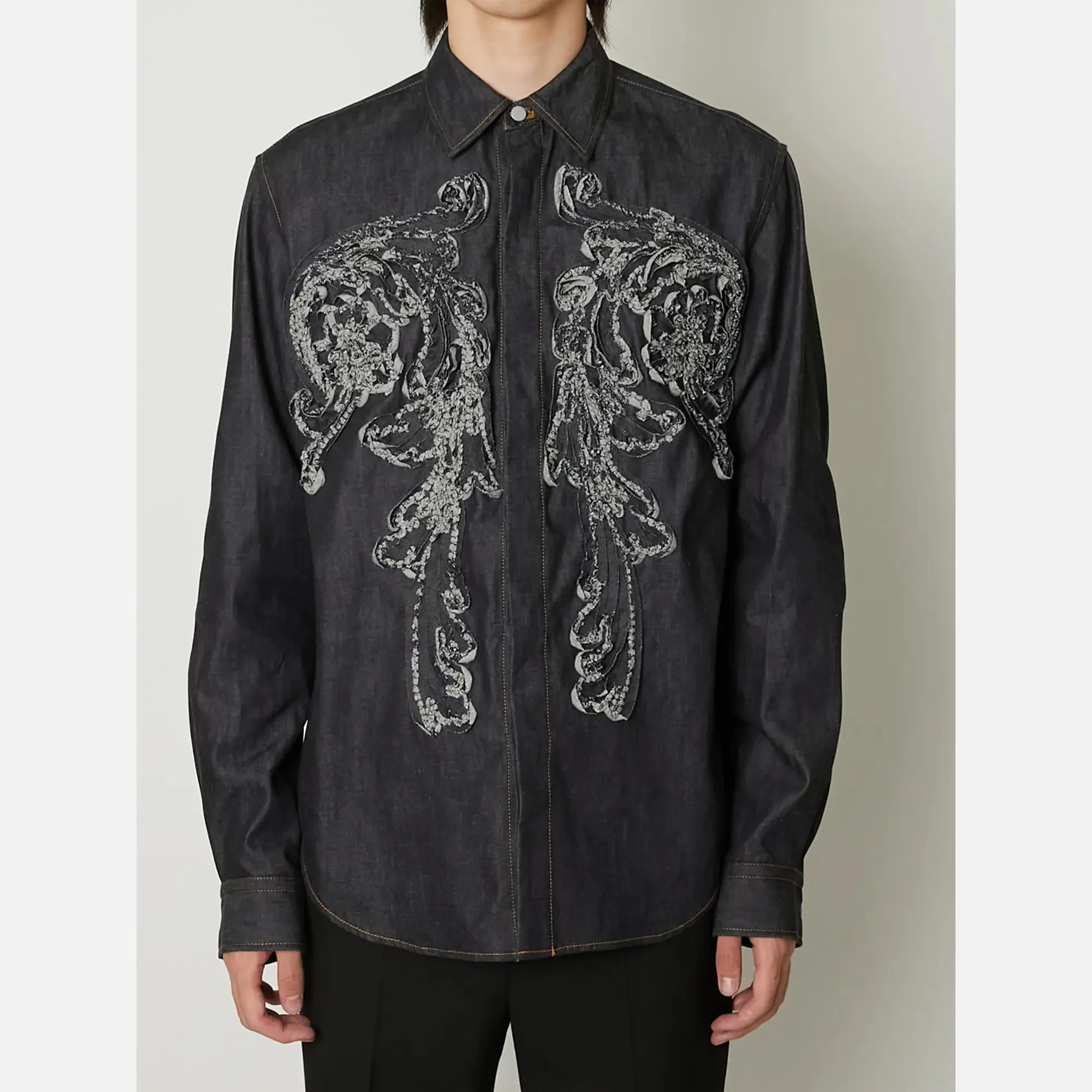 SCULPTURE DENIM SHIRTS