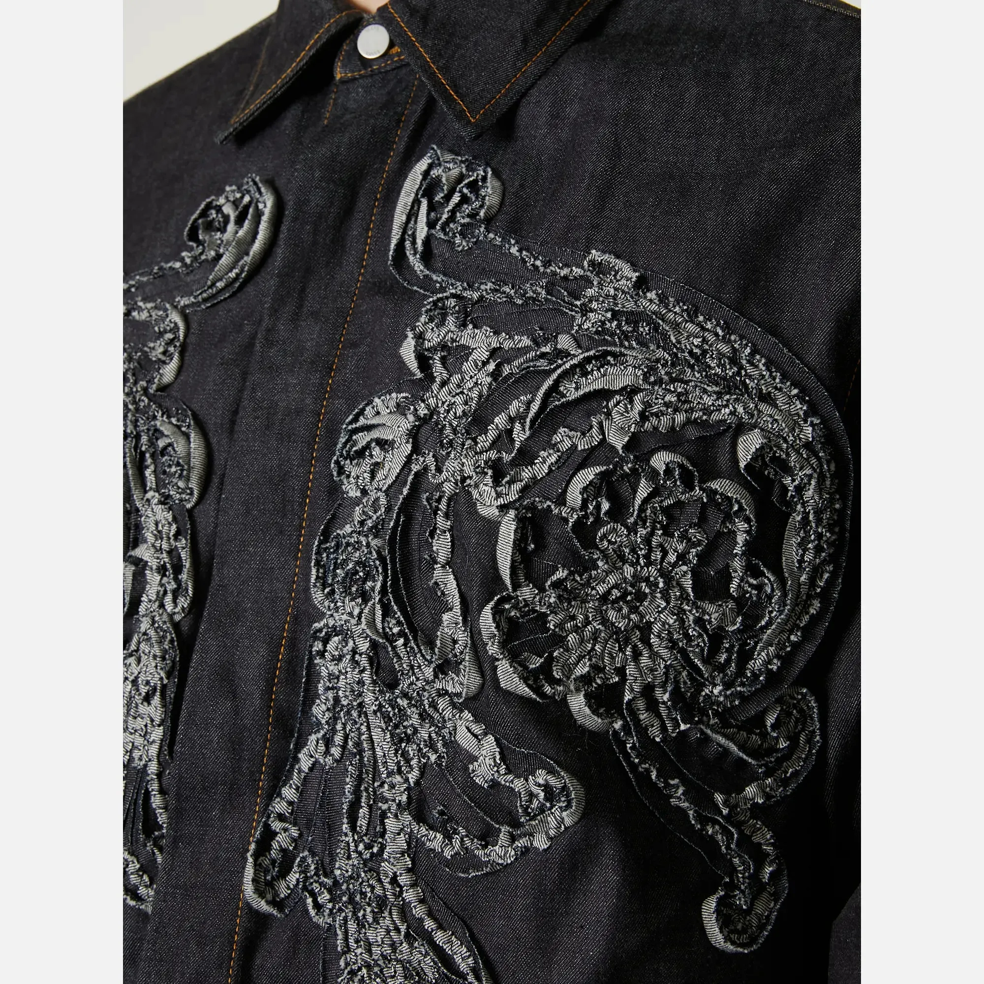 SCULPTURE DENIM SHIRTS