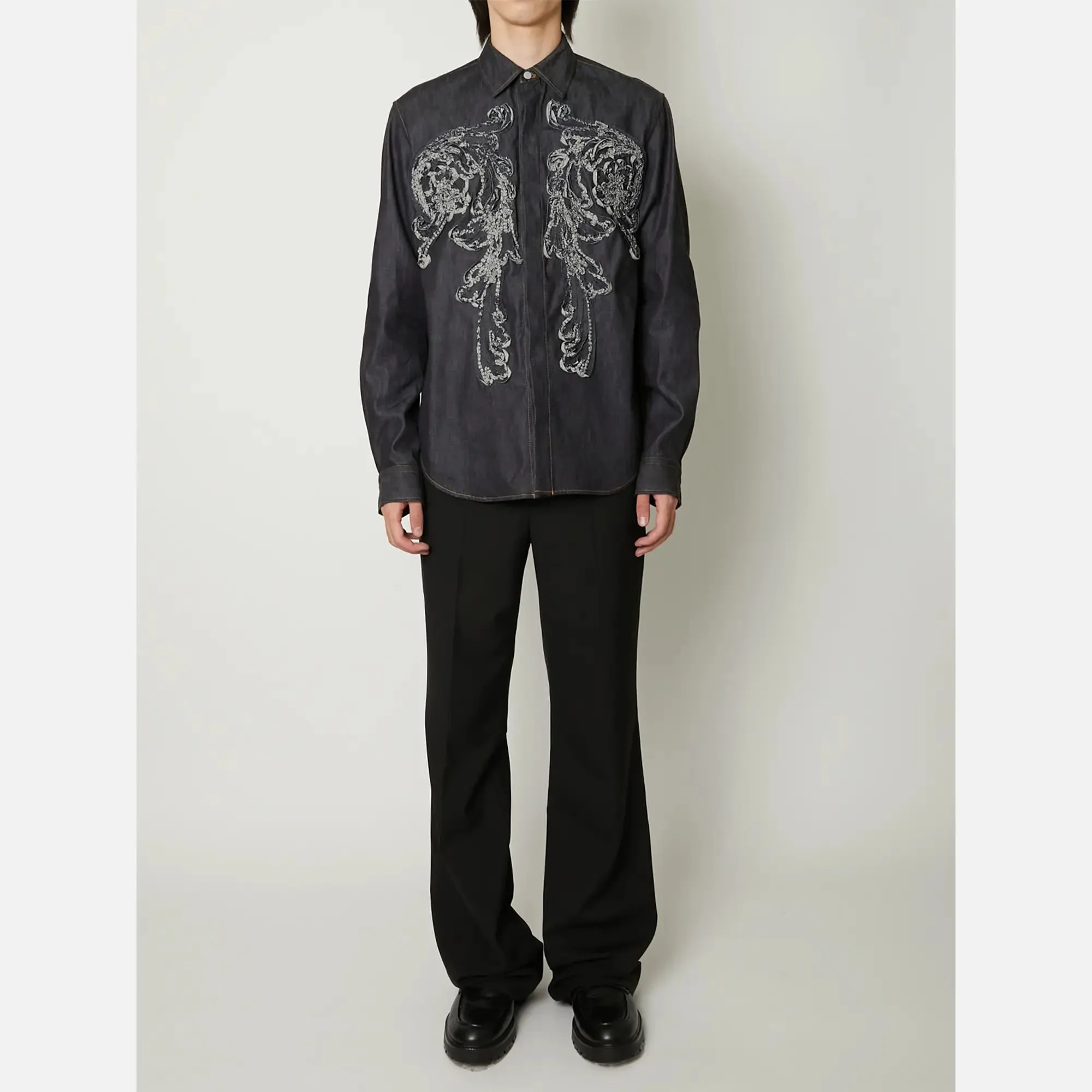 SCULPTURE DENIM SHIRTS