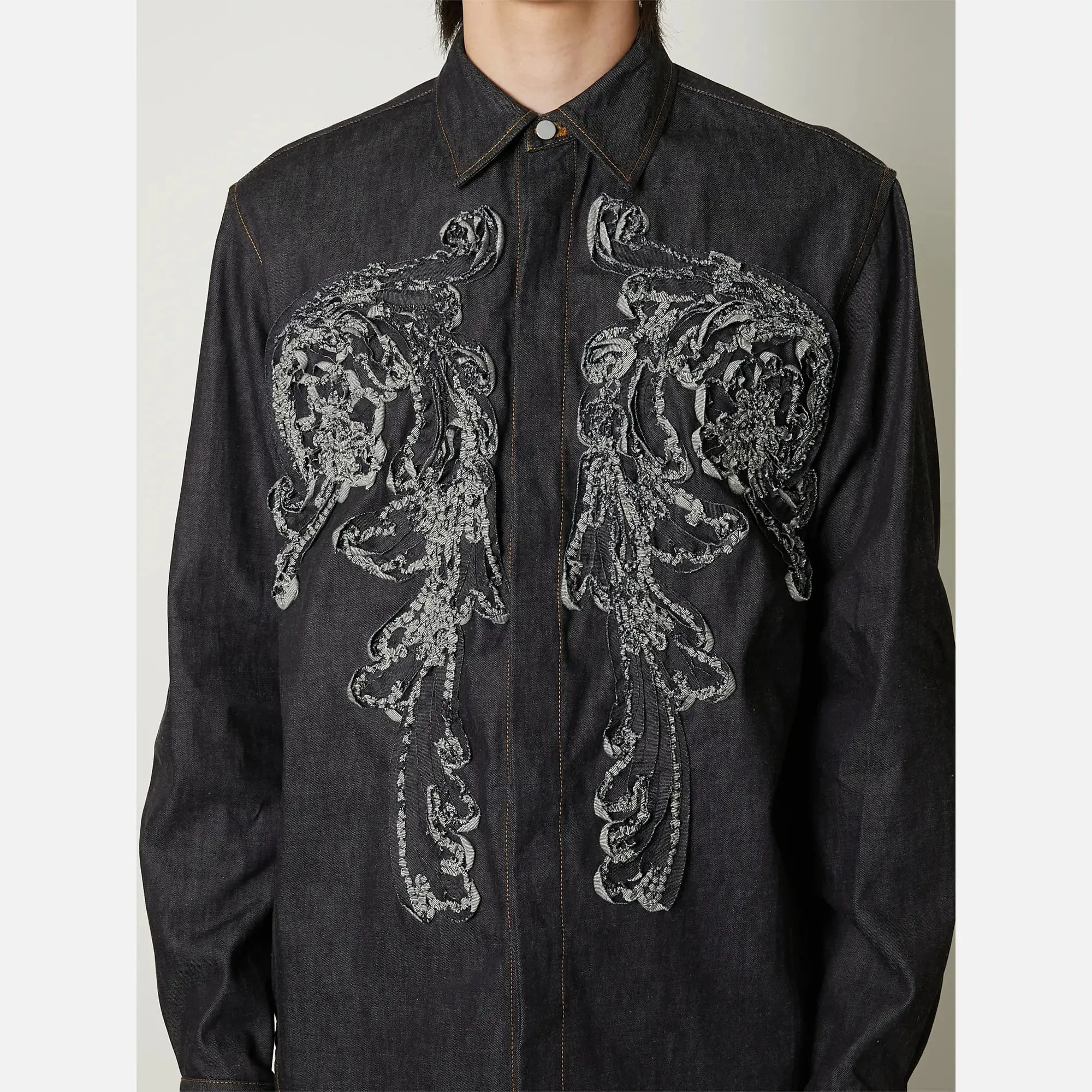 SCULPTURE DENIM SHIRTS