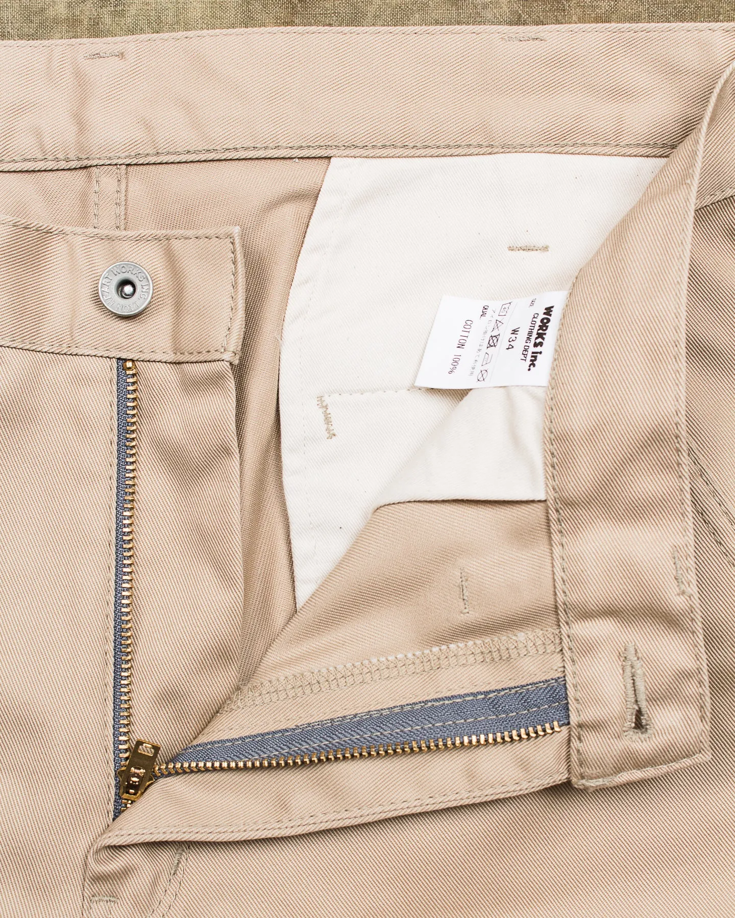 Second Hand Iron Heart 9oz Mercerised Selvedge Cotton Slim Tapered Chinos W 34