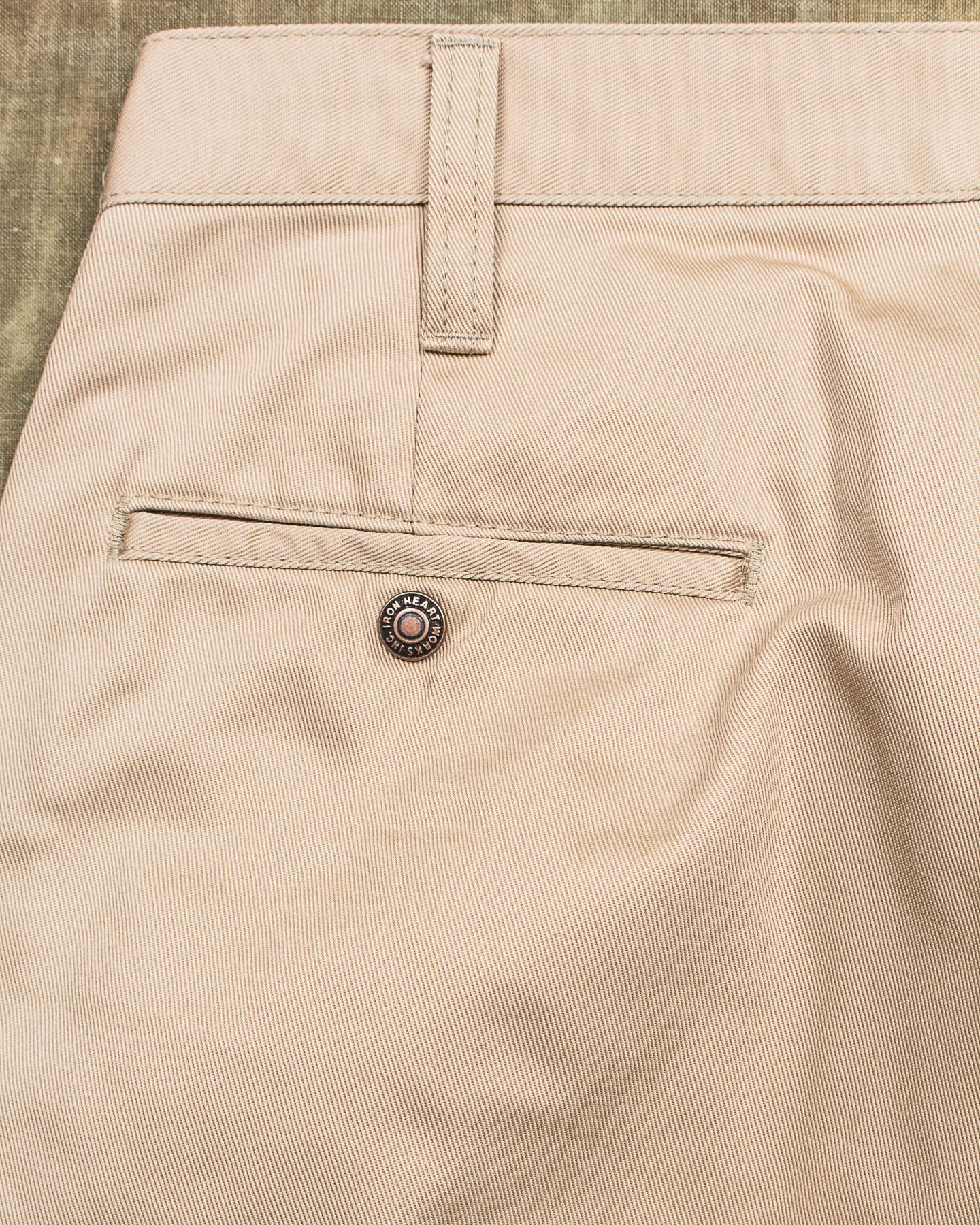 Second Hand Iron Heart 9oz Mercerised Selvedge Cotton Slim Tapered Chinos W 34