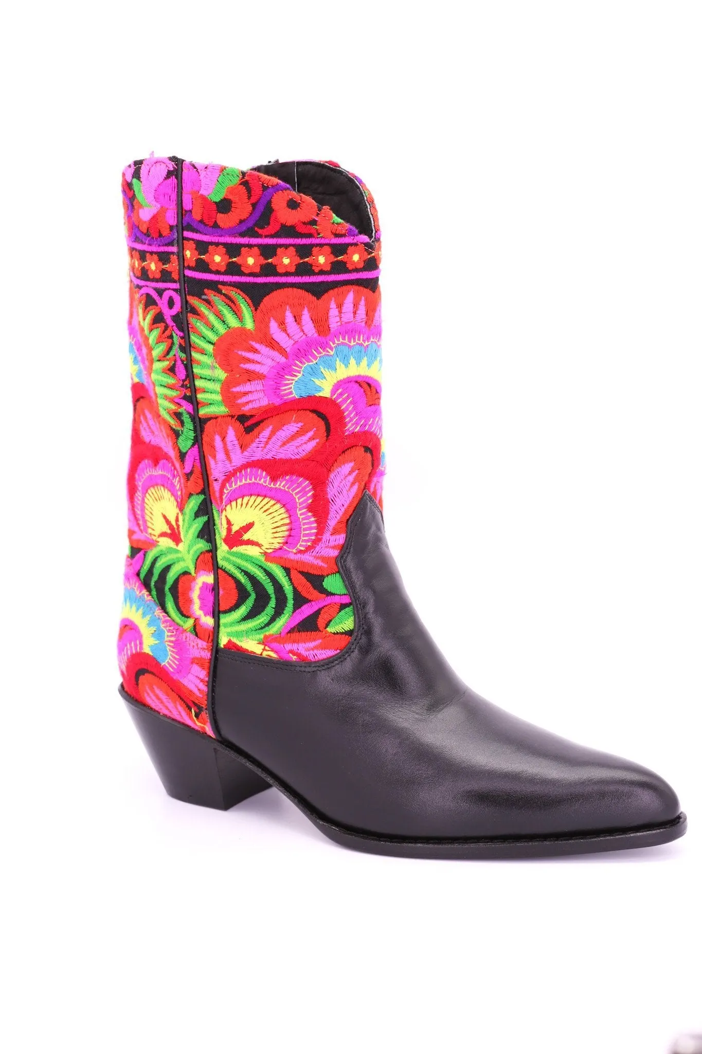 SELINA EMBROIDERED WESTERN COWBOY BOOTS X FREE PEOPLE