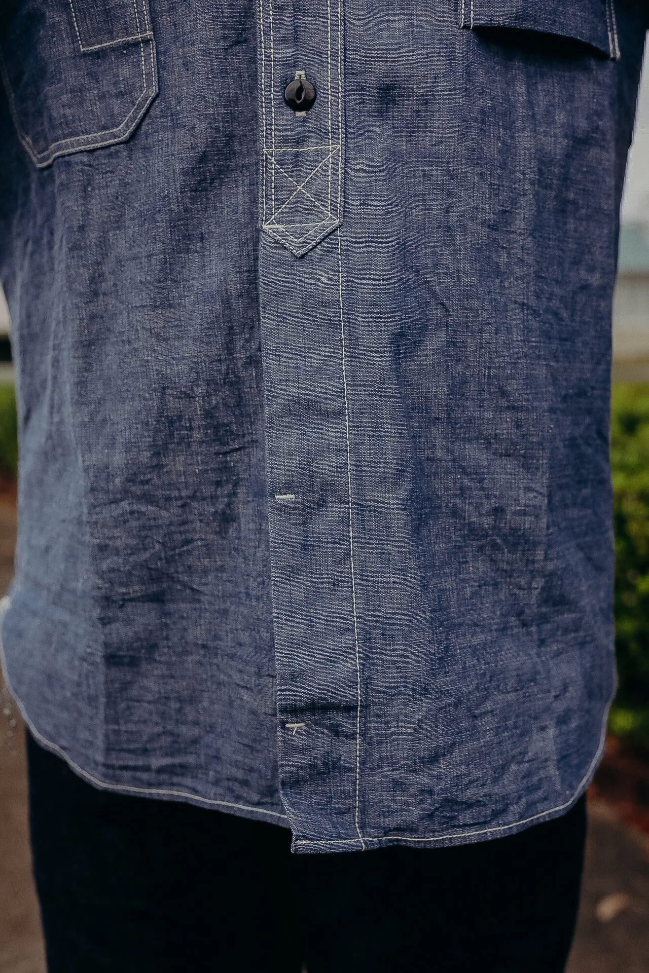 SELVEDGE CHAMBRAY WORK SHIRT (5333A)