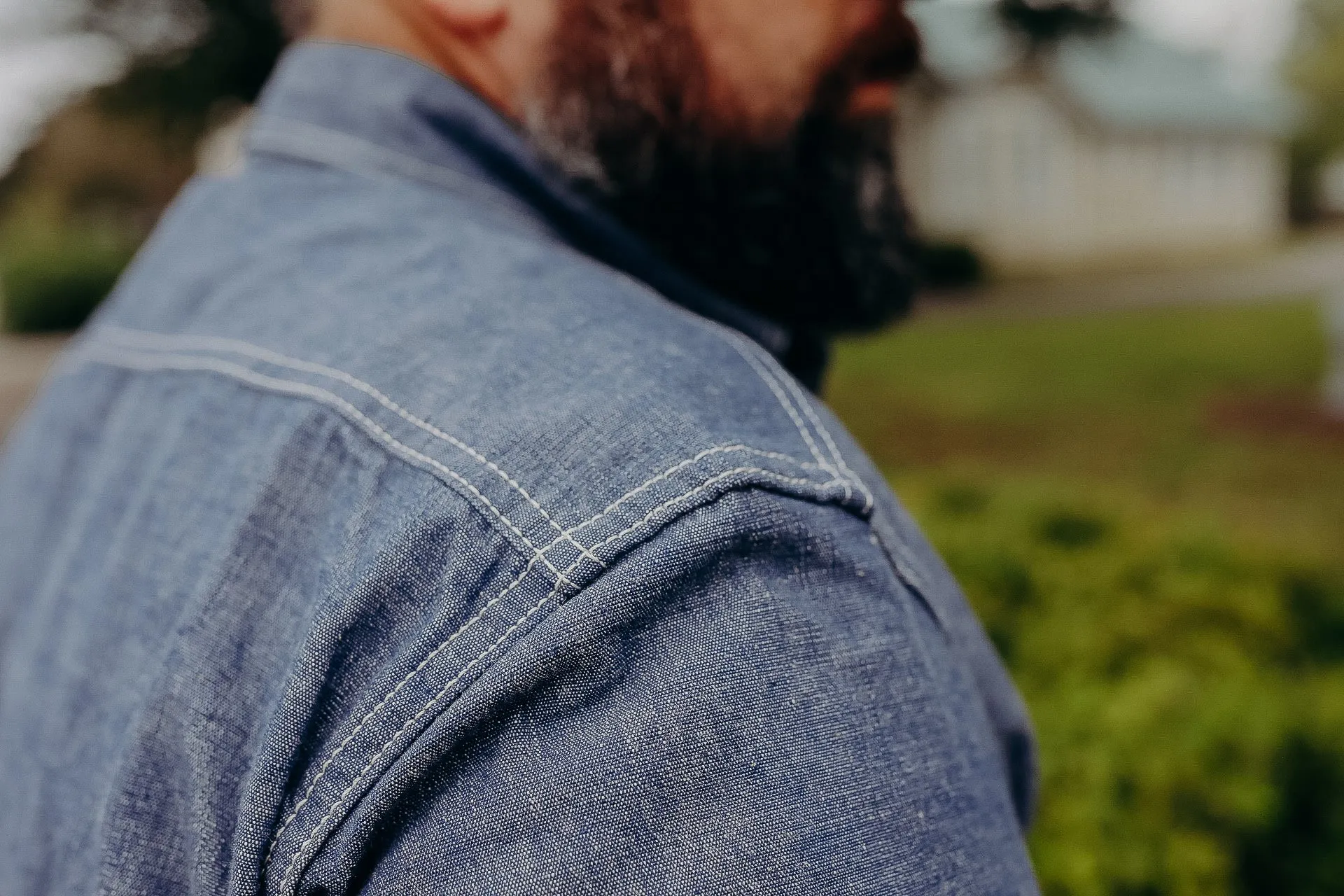 SELVEDGE CHAMBRAY WORK SHIRT (5333A)